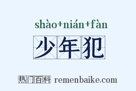 少年犯是什么意思的图片